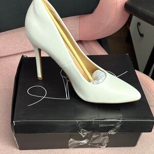 Elegant White Stiletto Heels